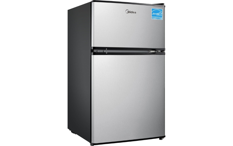 1-2 Midea WHD-113FSS1 3.1 cu ft Compact Refrigerator Review: Quiet, Efficient, and Surprisingly Spacious for Its Size