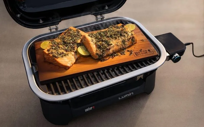 1-3 Weber Lumin Compact Outdoor Electric Barbecue Grill Review — Compact Power, Real Flame Flavor for Patios and Balconies