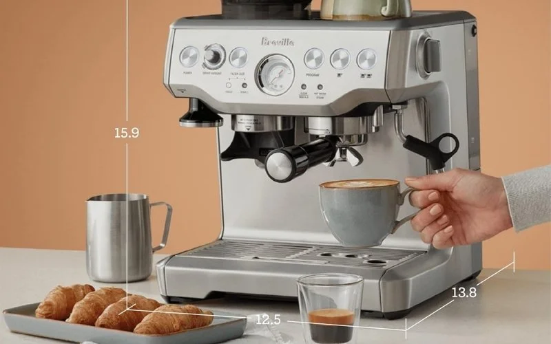 4-5 Breville Barista Express Espresso Machine Review: The Iconic BES870XL That Brings Coffeehouse Perfection Home