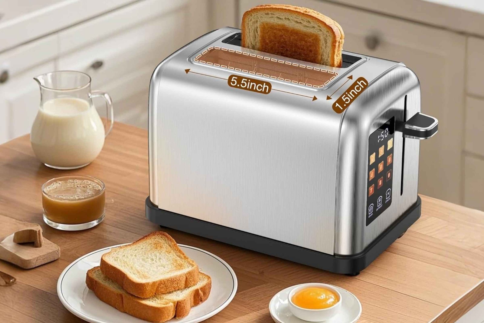 2-4 Touch Screen Toaster 2 Slice Stainless Steel Toaster with Digital Countdown — Is It Good? Is It Worth It? Complete Review with Pros and Cons