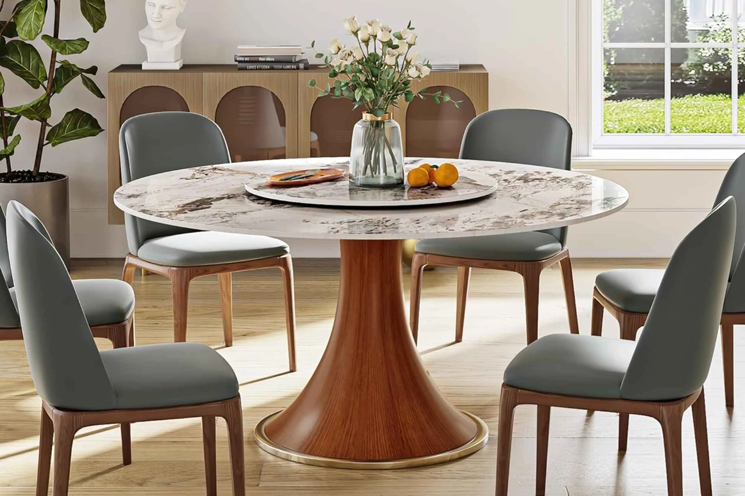 1-1 POVISON 53" Modern Round Dining Table — Is It Good? Is It Worth It? Complete Review With Pros, Cons & Real-World Insights
