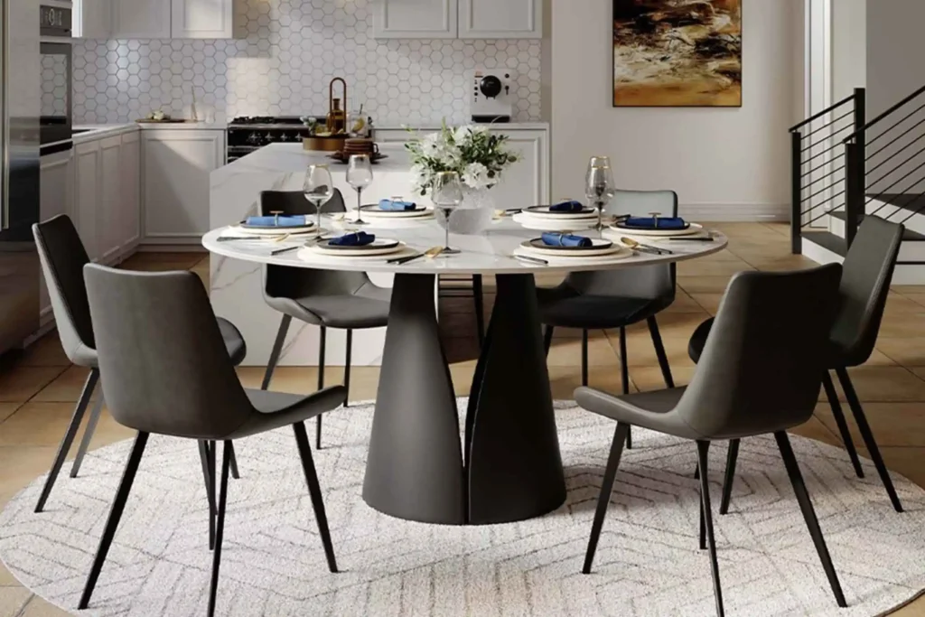 1-2-1024x683 POVISON 59" Round Dining Table Review — Is It Good? Is It Worth It? Complete Review With Pros, Cons & Real-World Insights