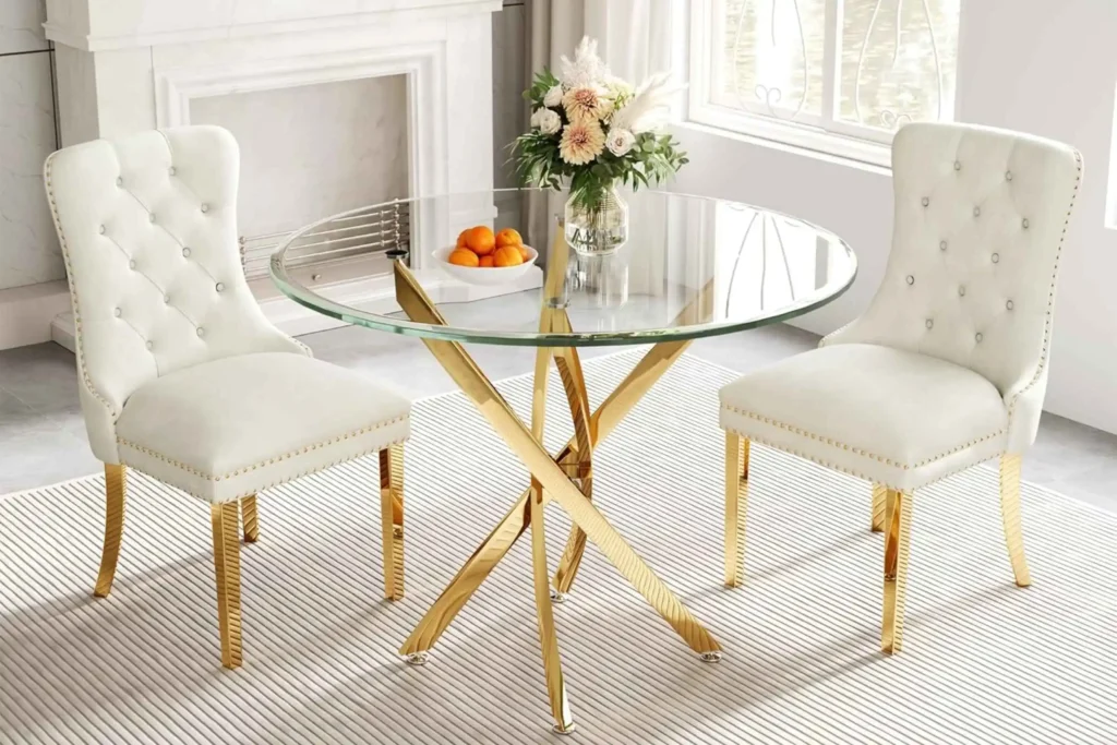 1-4-1024x683 AF ARTISAN FURNITURE 36" Round Glass Dining Table for 4 — Is It Good? Is It Worth It? Complete Review With Pros, Cons & Real-World Insights