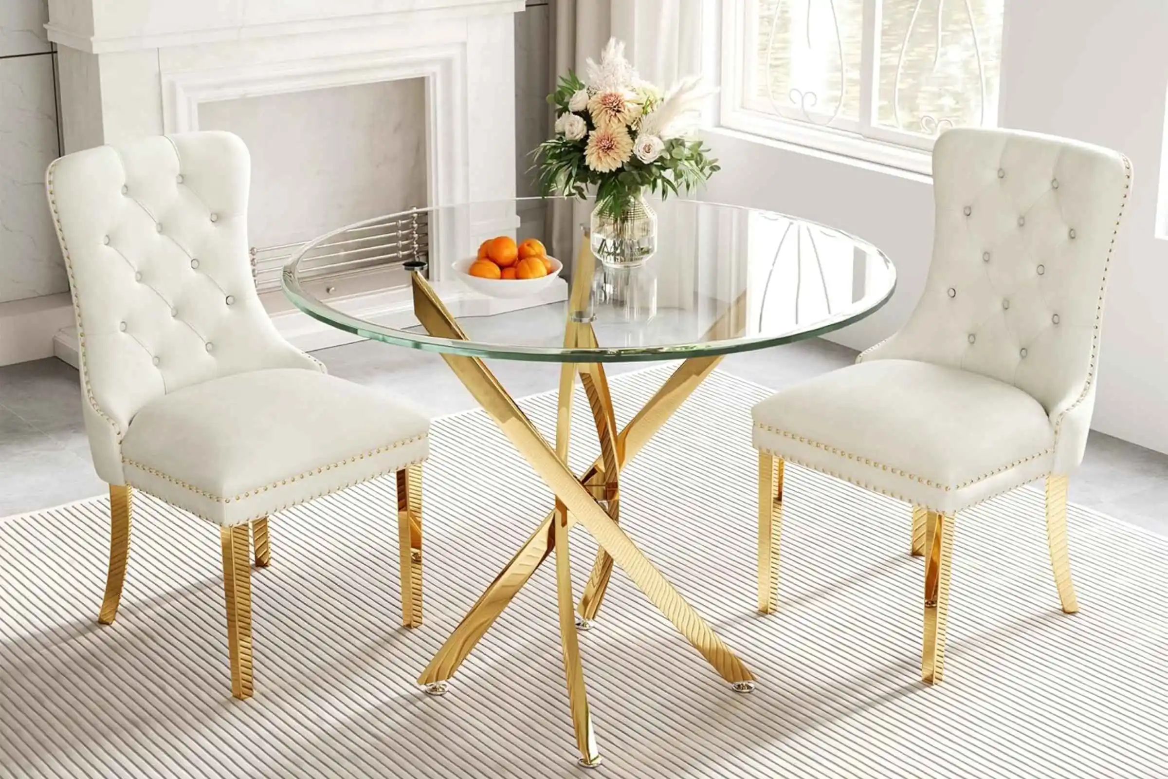 1-4 AF ARTISAN FURNITURE 36" Round Glass Dining Table for 4 — Is It Good? Is It Worth It? Complete Review With Pros, Cons & Real-World Insights