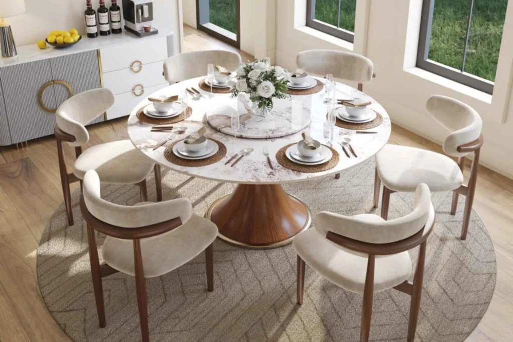 2-1-1024x683 POVISON 53" Modern Round Dining Table — Is It Good? Is It Worth It? Complete Review With Pros, Cons & Real-World Insights