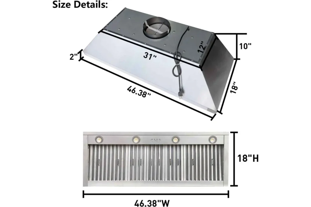 2-9-1024x683 SINDA 48 Inch Built-In/Insert Range Hood Review — Is It Good? Is It Worth It? Complete Analysis, Pros and Cons, and Everything You Need to Know