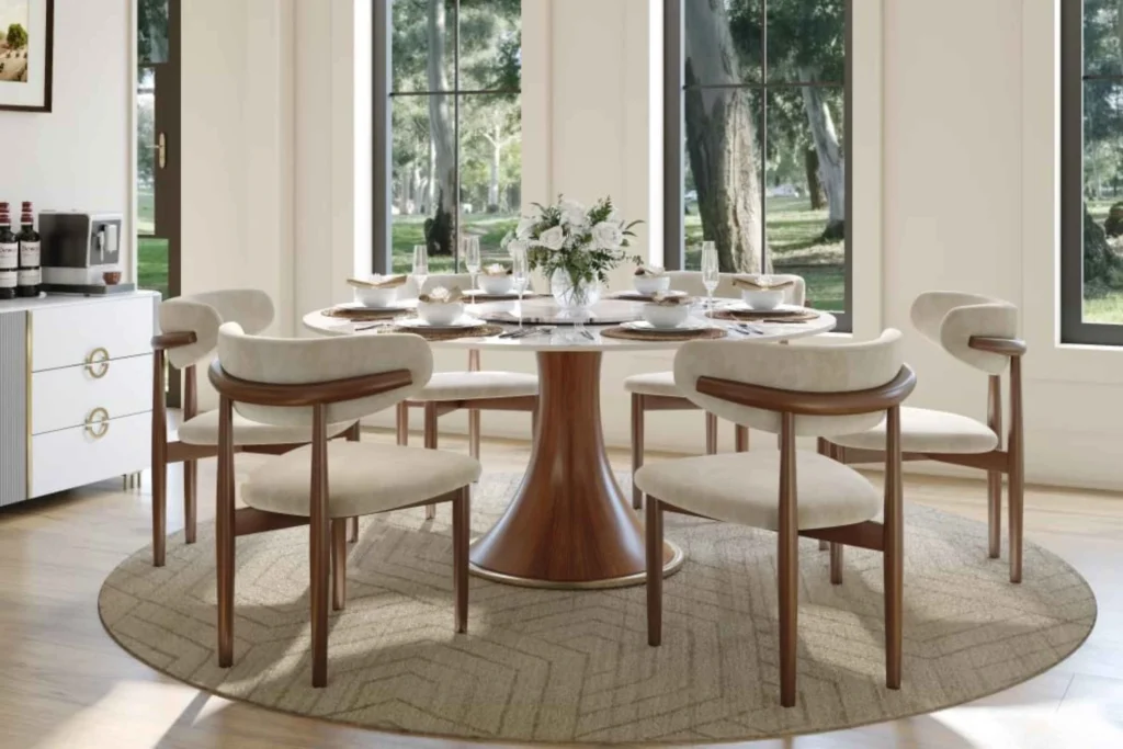 3-1-1024x683 POVISON 53" Modern Round Dining Table — Is It Good? Is It Worth It? Complete Review With Pros, Cons & Real-World Insights