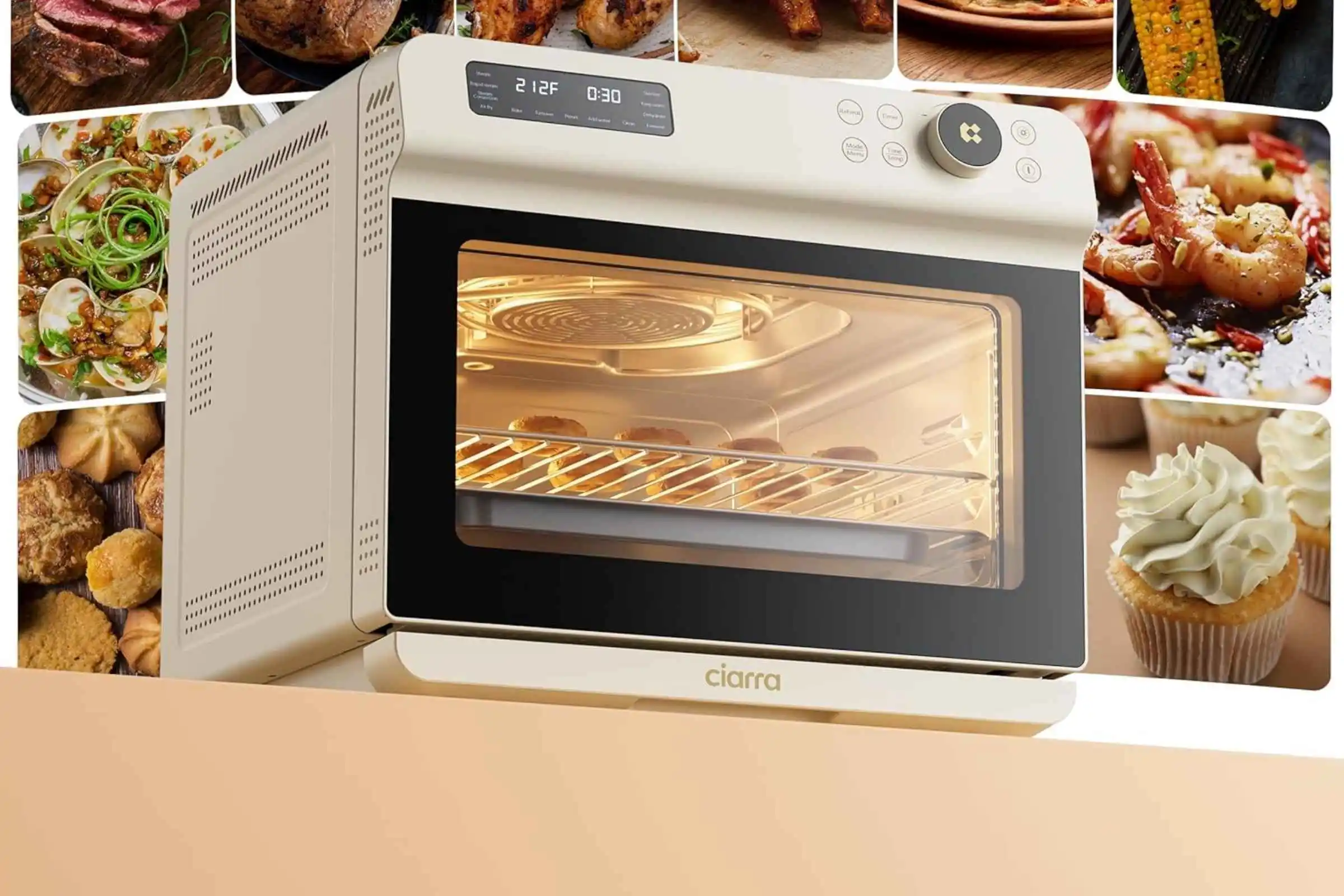 3-11 CIARRA 12-in-1 Countertop Steam Oven With Air Fryer — Is It Good? Is It Worth It? Complete Review, Pros and Cons (25.4QT Steam Air Fryer Combo)