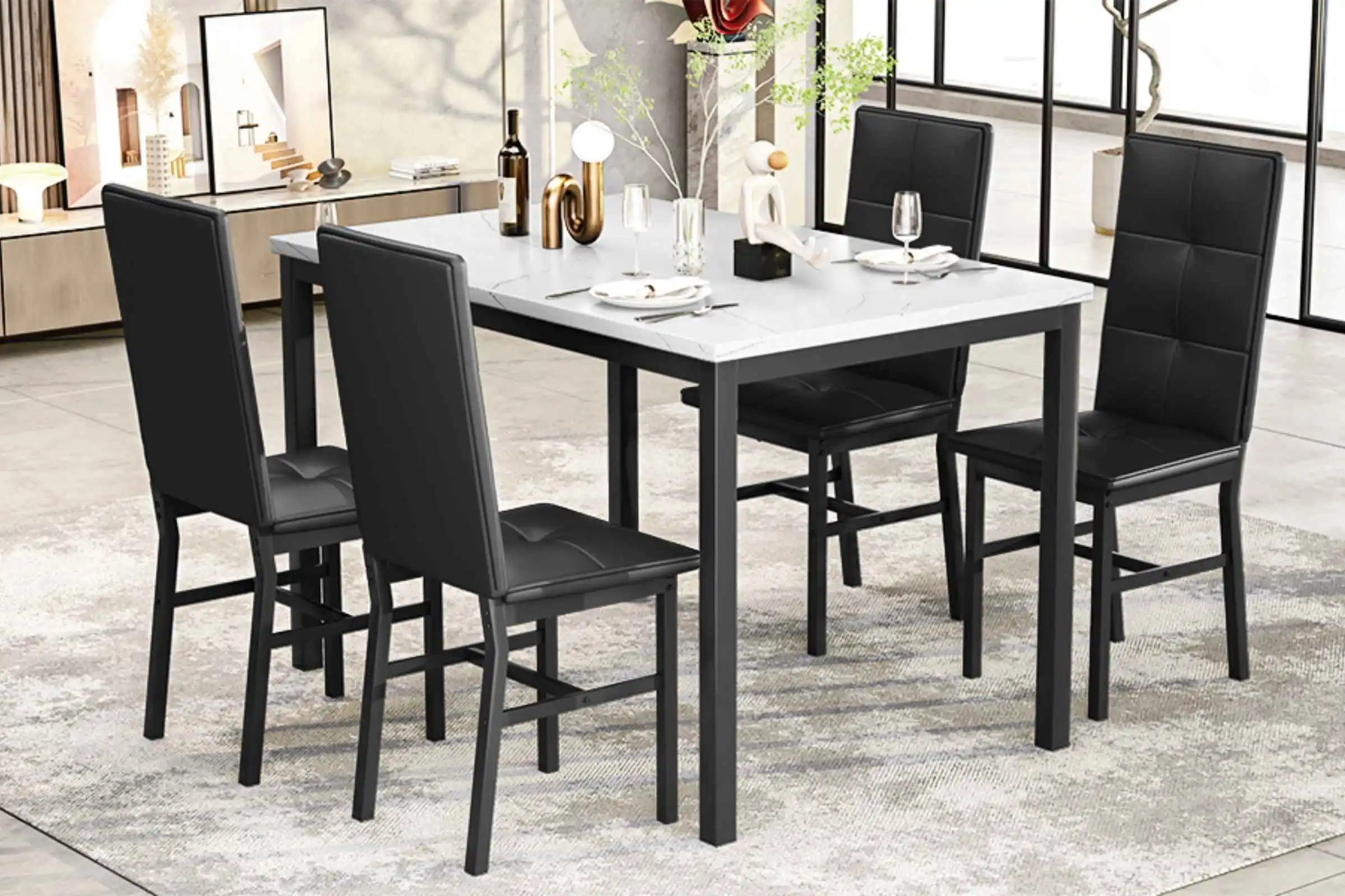 Hooseng Dining Table Set for 4