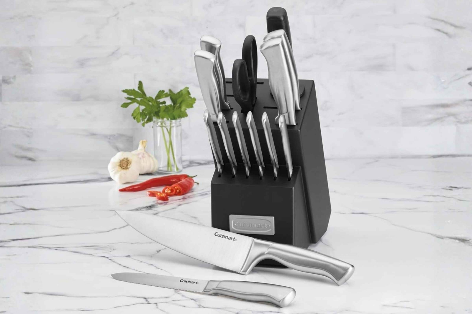 Cuisinart 15-Piece Stainless Steel Knife Set