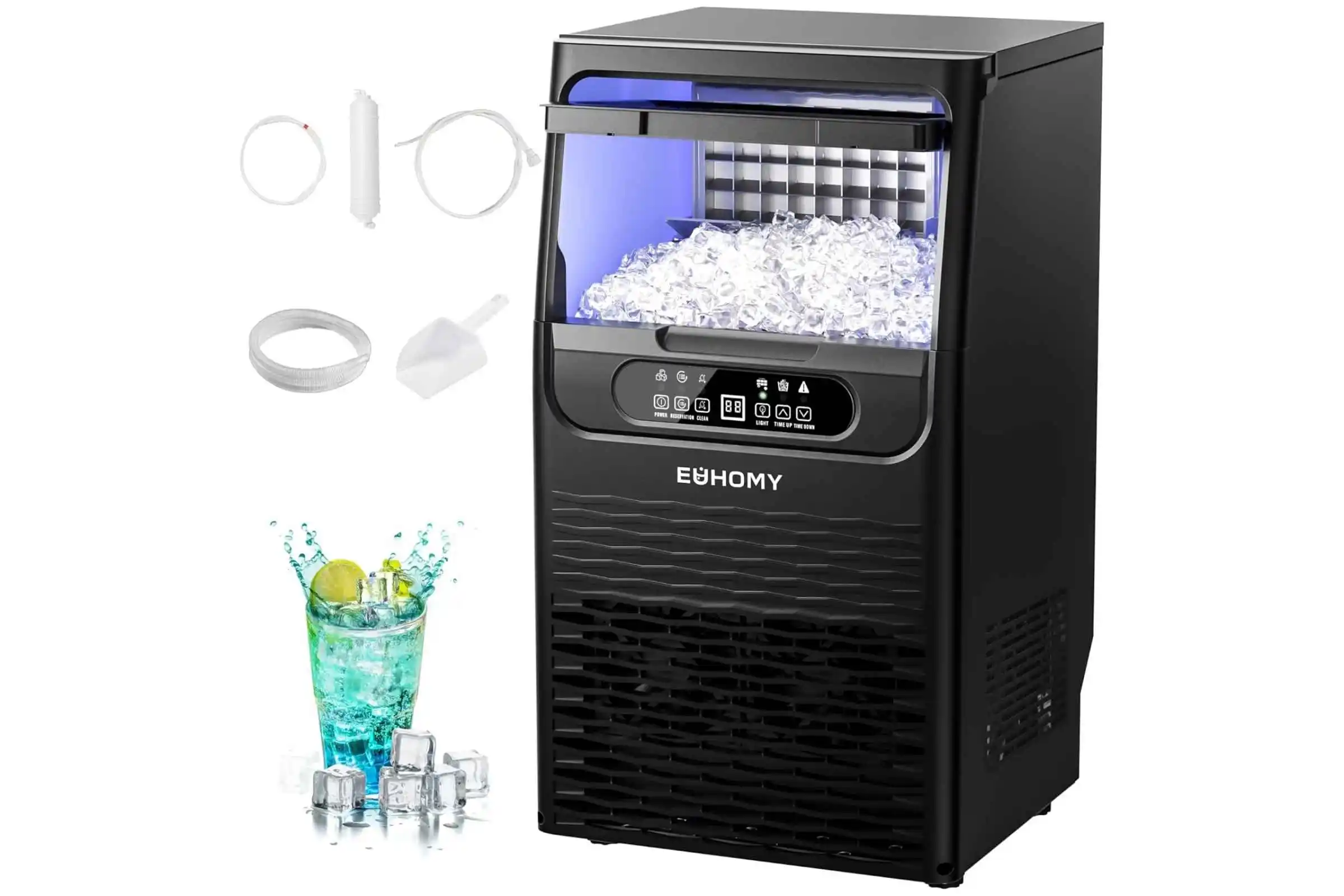 1-3 EUHOMY Commercial Ice Maker Machine CIM011-02 — Is It Good? Is It Worth It? Complete Review With Pros and Cons