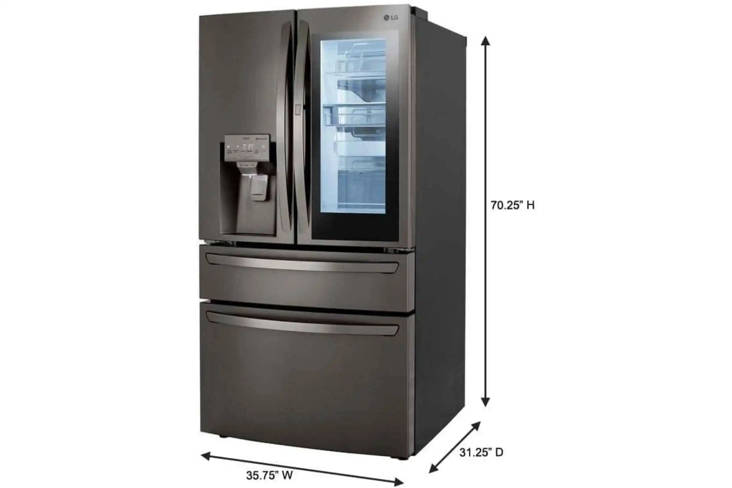 3-3 23 cu. ft. Smart Wi-Fi Enabled InstaView™ Door-in-Door® Counter-Depth Refrigerator with Craft Ice™ Maker Review — Is the LG LRMVC2306D Good? Is It Worth It? Complete Analysis, Pros and Cons