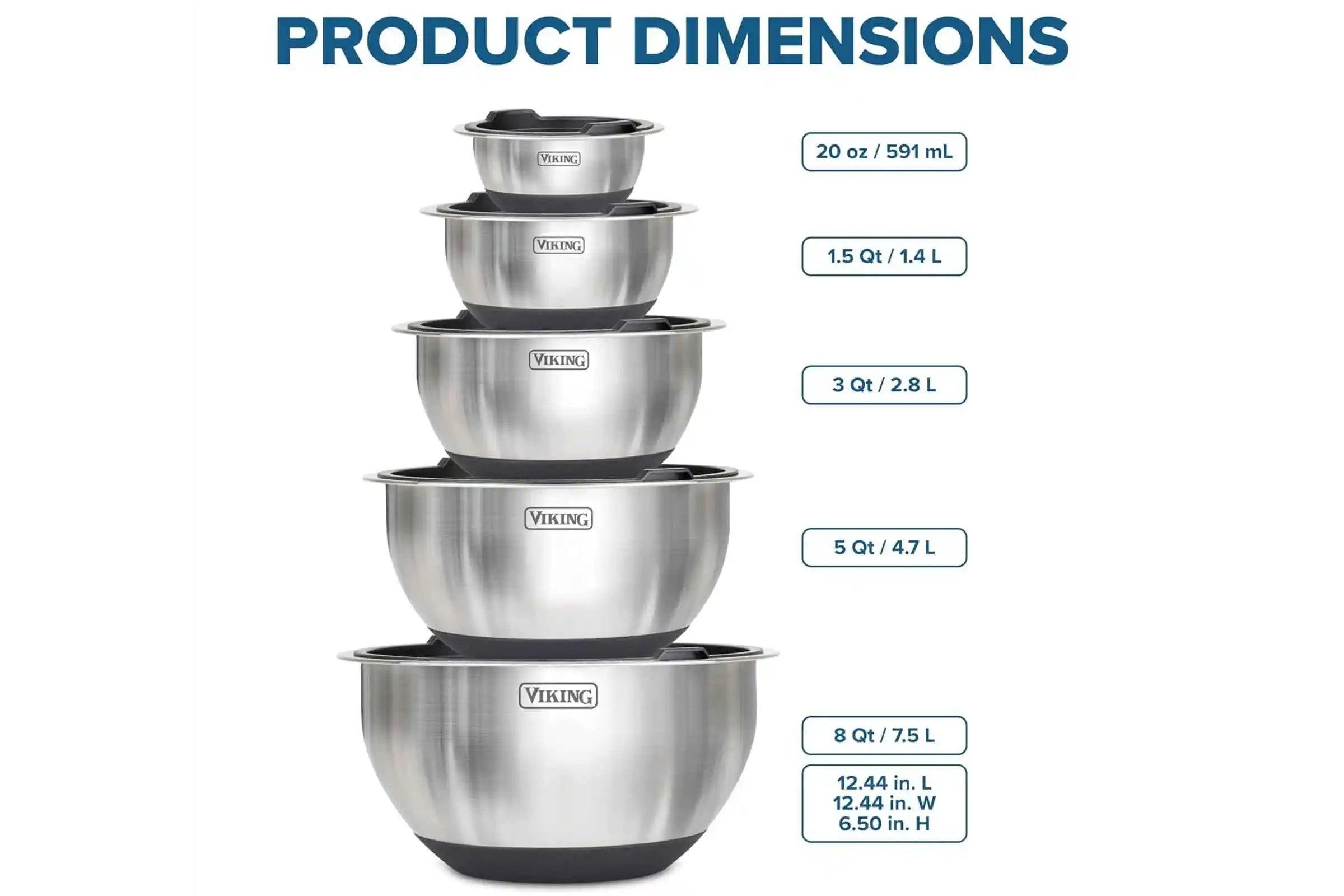 4-3 VIKING Mixing Bowls Set, 10 Piece Stainless Steel Cookware Review — Is It Good? Is It Worth It? Complete Analysis With Pros and Cons