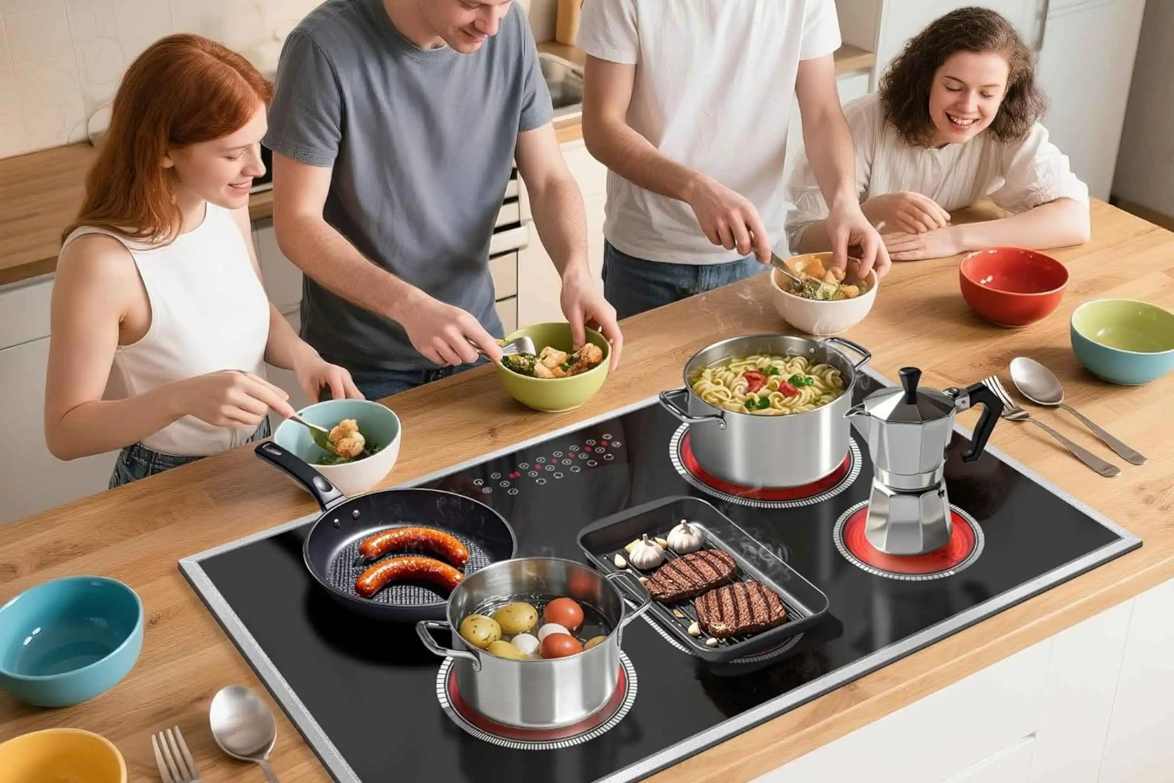 1-2 Pladeca 36 Inch Electric Cooktop (5 Burners, 8400W): Is It Good? Is It Worth It? Complete Review With Pros and Cons