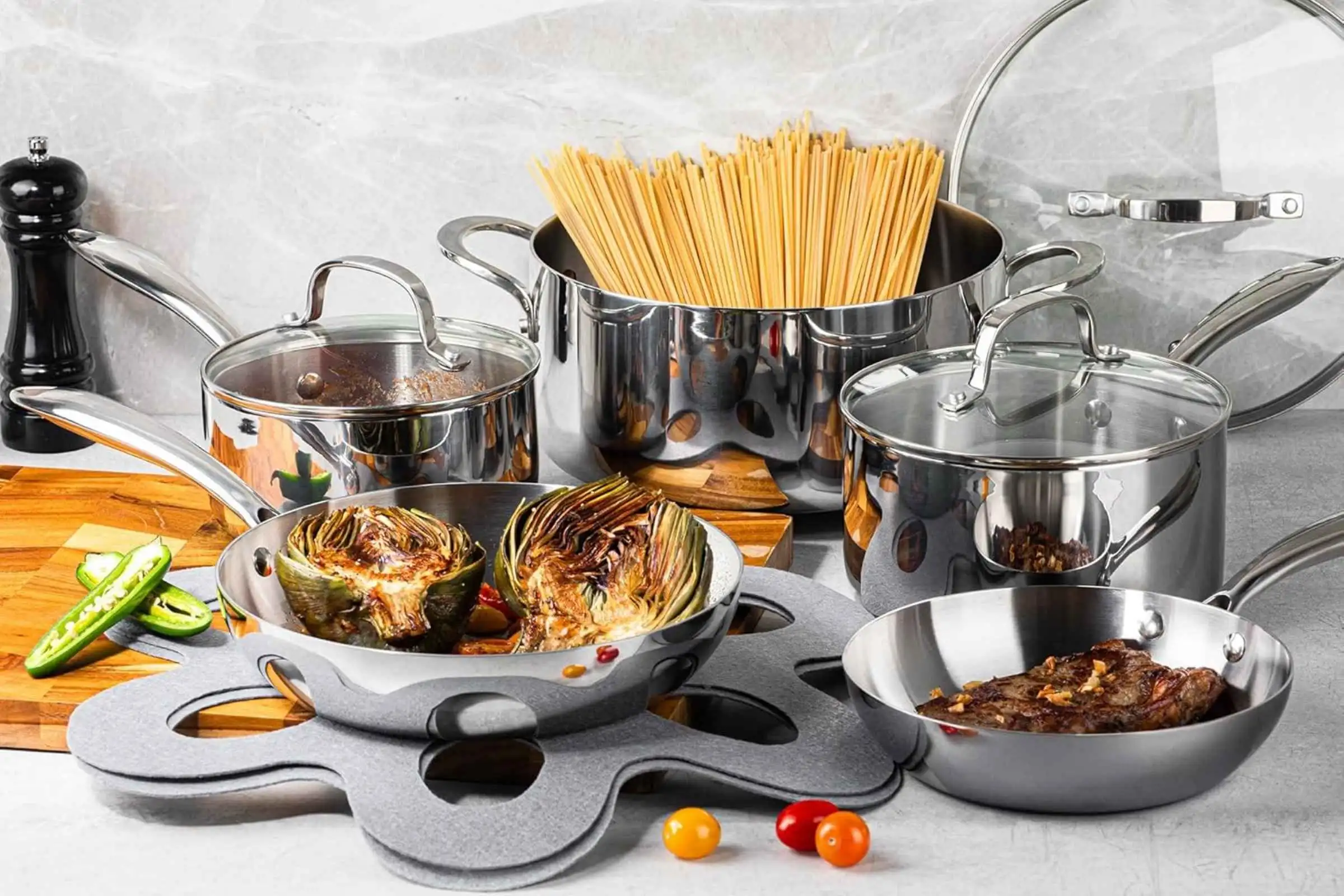 1-7 Gotham Steel 10 Pcs Stainless Steel Cookware Set: Is It Good? Is It Worth It? Complete Review With Pros and Cons