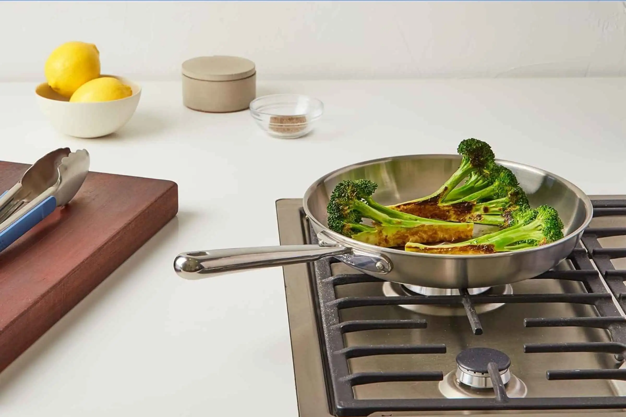 Misen 5-Ply Stainless Steel 12" Frying Pan