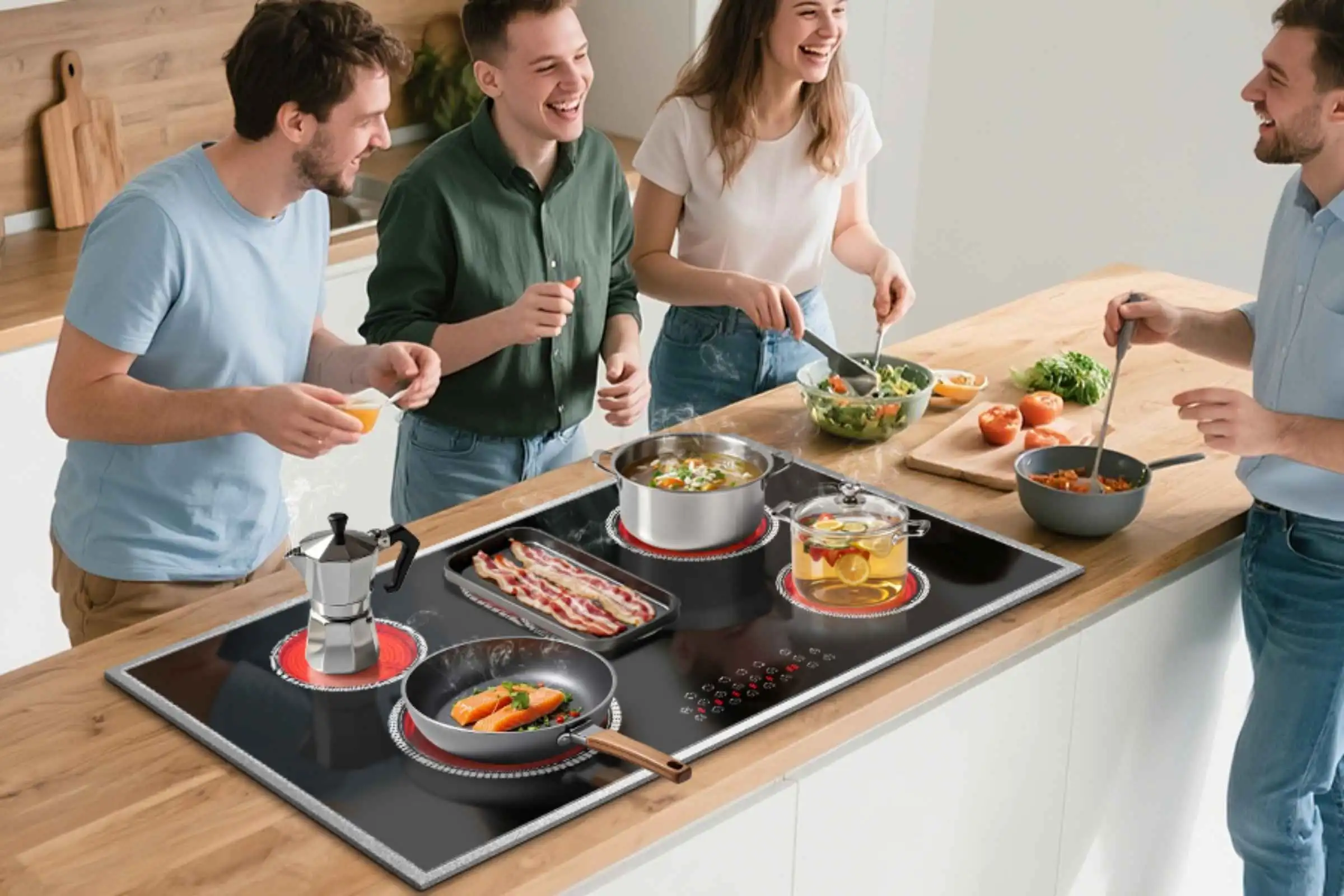 Pladeca 36 Inch Electric Cooktop