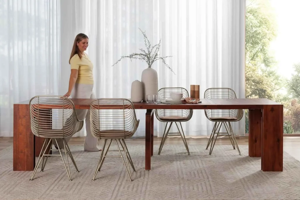 1-15-1024x683 Transformer Table – Solid Wood Extendable Dining Table (Seats 2–12) Review: Is It Good? Is It Worth It? Complete Review With Pros and Cons