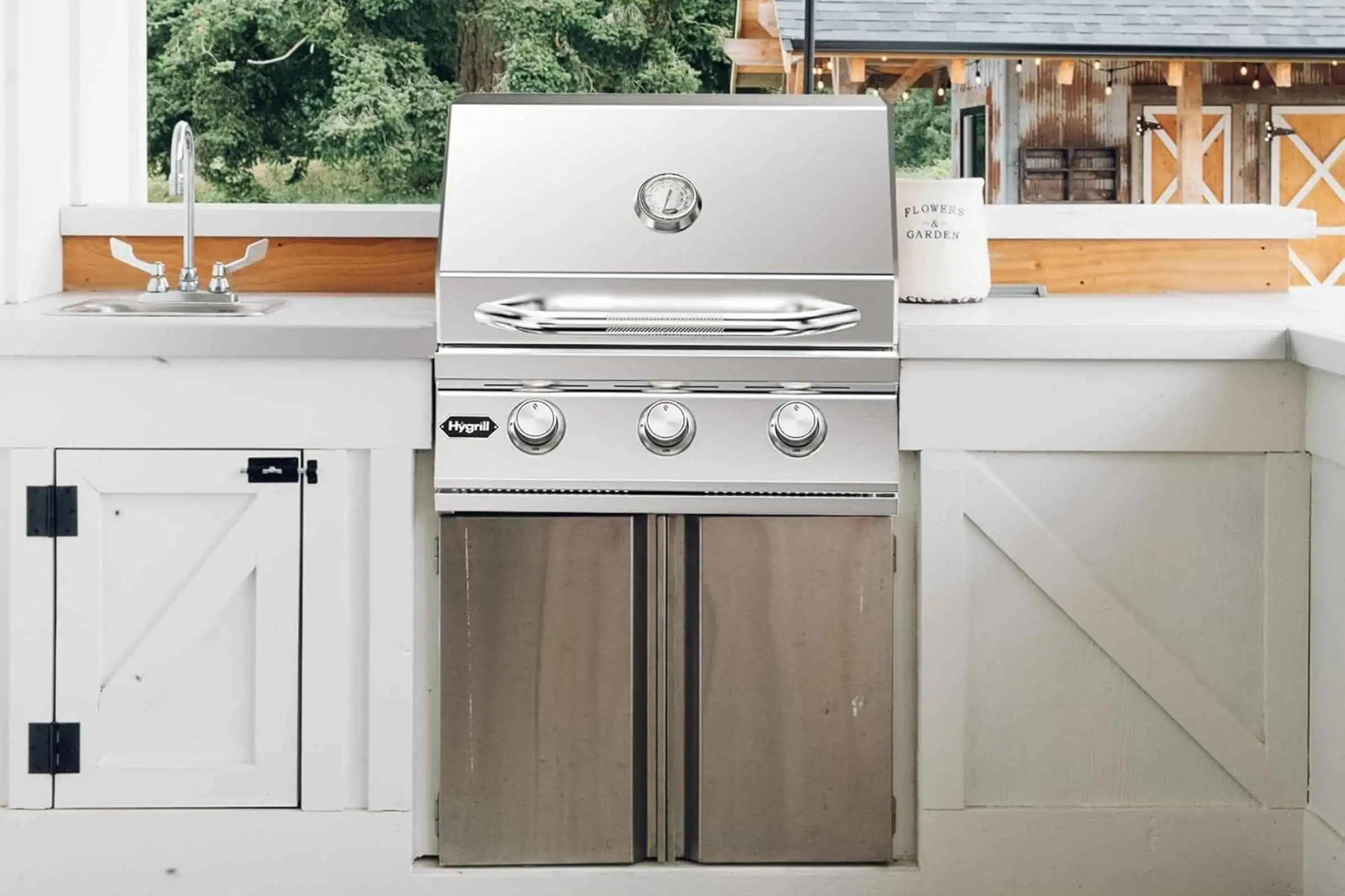 Hygrill STD Series Heavy Duty 3-Burner Built-In Grill